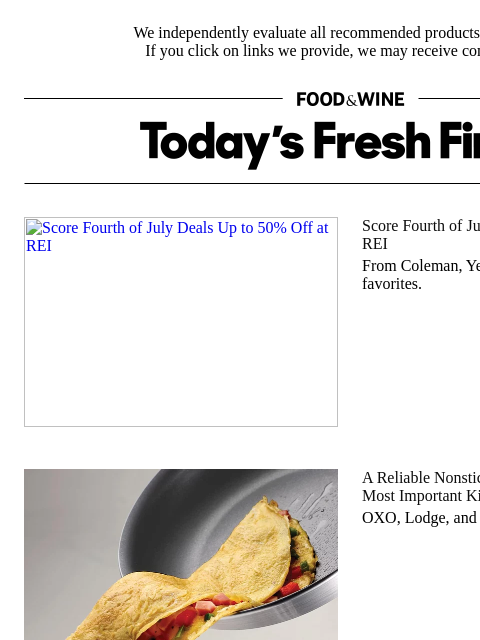foodandwine newsletter: Score OXO, Lodge, and Made In Frying Pans on Sale ...