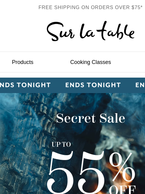 surlatable newsletter: FINAL DAY: Up to 55% Off Ends Tonight