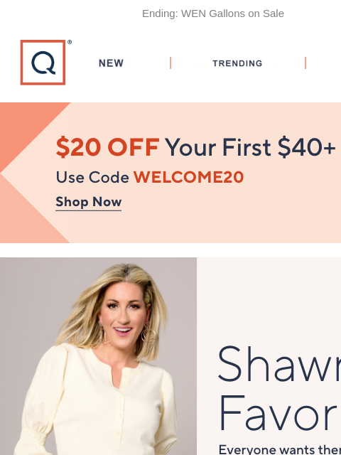 qvcemail newsletter: Shawn's Got Style! Shop Her Picks