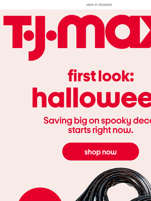 tjmaxx newsletter: First look: Spooky deals just for you 👀 🎃
