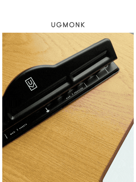 ugmonk newsletter: 📒 The New Discbound Punch: Customize Your Ugmonk ...