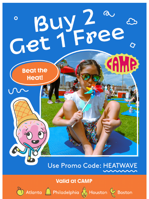 camp newsletter: Your bonus ticket is waiting 👀 🎟️