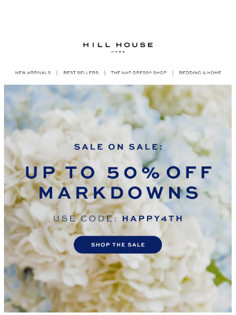 hillhousehome newsletter: Up to 50% Off