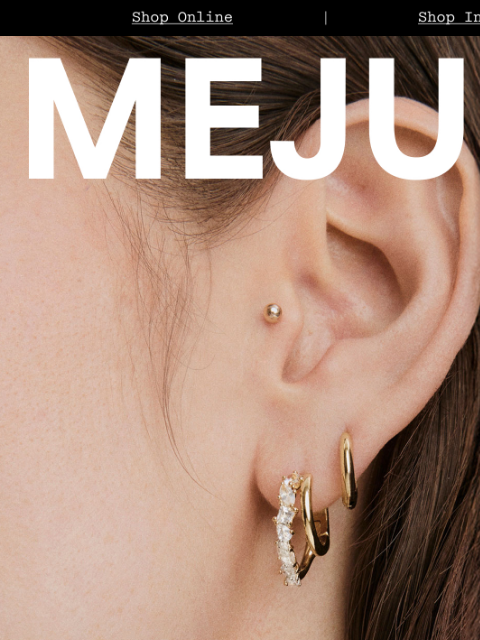 mejuri newsletter: New In: Lab Grown Sapphires