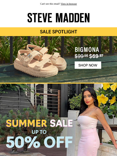 stevemadden newsletter: Your New Fave Sandal Is On Sale