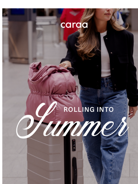 caraa newsletter: Bags That Slide Into Travel Mode
