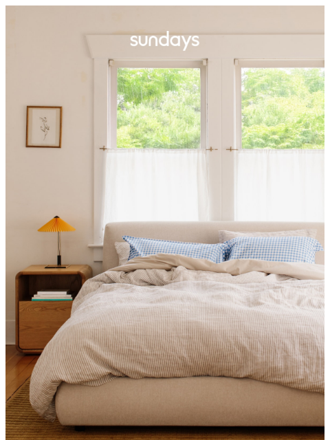 sundays-company newsletter: This bed has a secret...