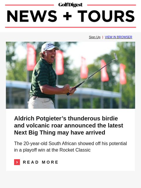 golfdigest newsletter: Maltbie responds to Harrington anger