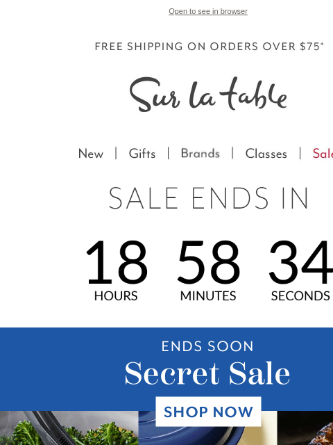 surlatable newsletter: ⏳ Secret Sale: 3 Hot Picks. One Ticking Clock.