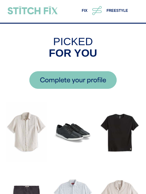 stitchfix newsletter: Relax, don’t shop