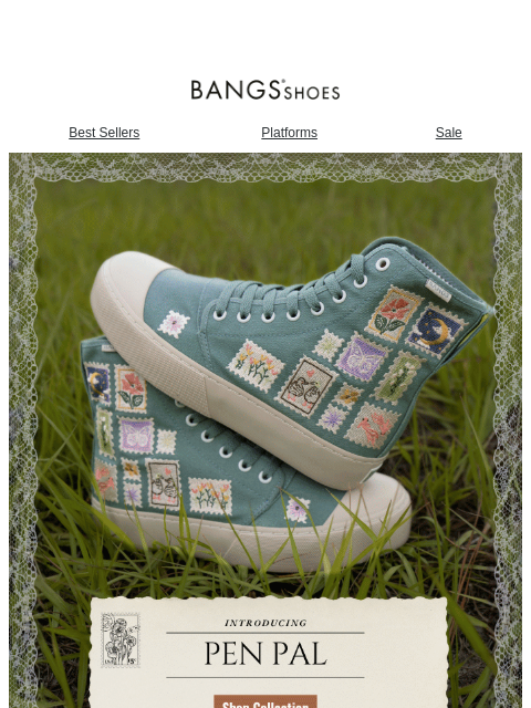 bangsshoes newsletter: A special delivery just arrived! 📬💌
