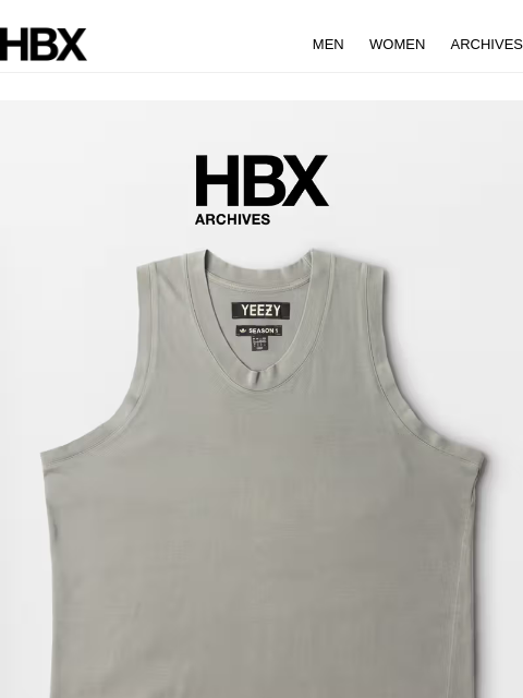 hbx newsletter: HBX Archives Preview: 30 June/9AM EST/9PM HKT Rele...