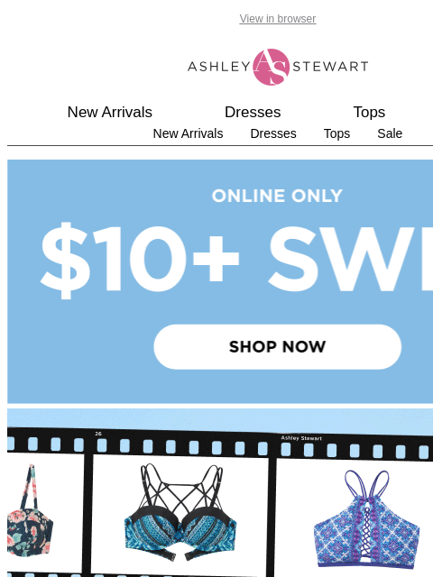 ashleystewart newsletter: Dive right in 🌊