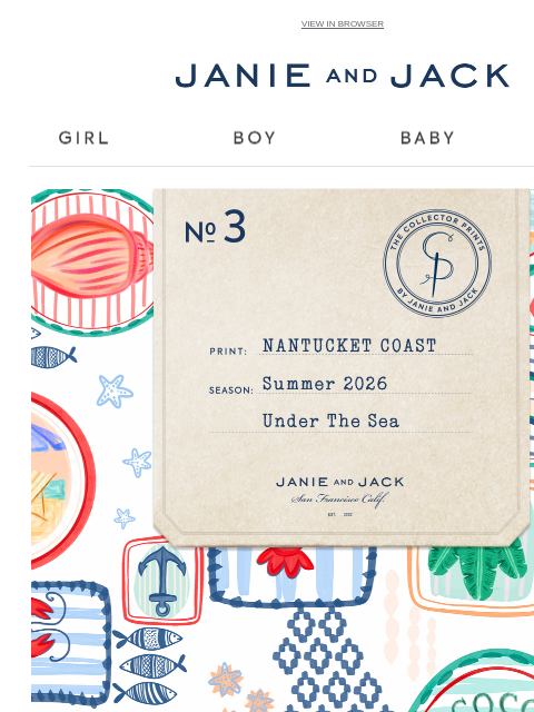 janieandjack newsletter: Seashells, lobsters & Nantucket charm