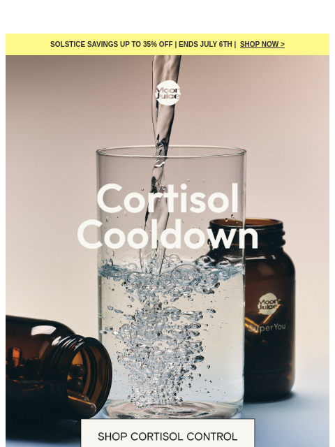 moonjuice newsletter: Less wired, more wound down