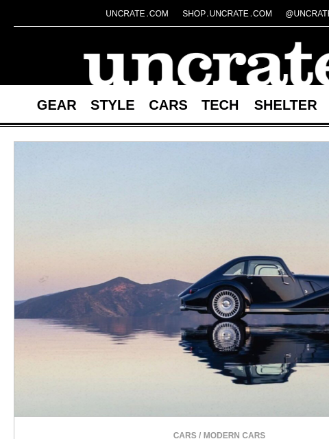 uncrate newsletter: Morgan Midsummer Coupé & more