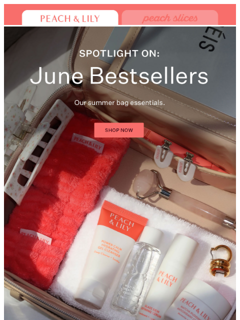 peachandlily newsletter: What we loved in June💓