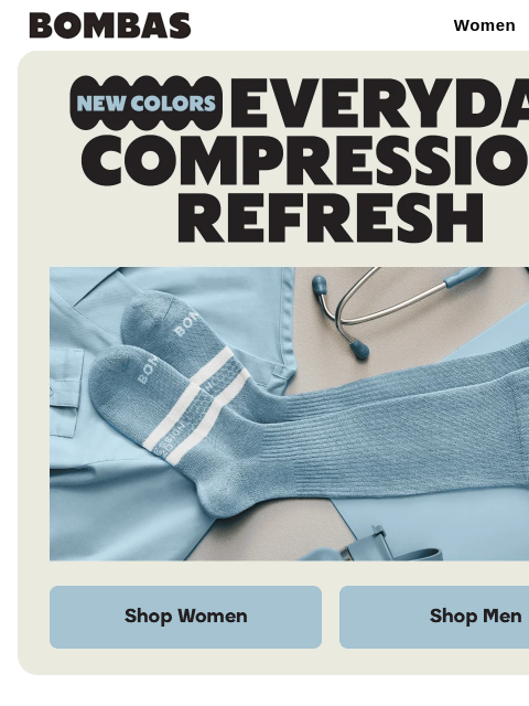bombas newsletter: New Compression Colors Are Hot Right Now