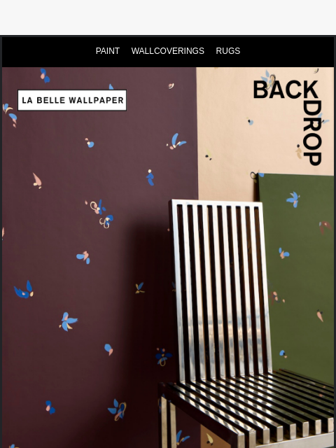 backdrophome newsletter: LA BELLE, BACK IN STOCK