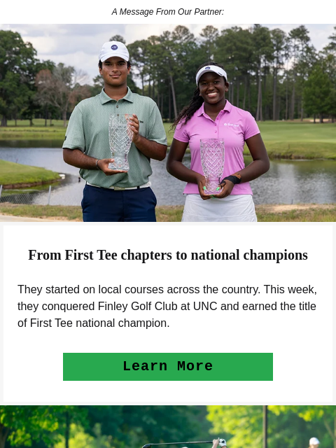 golfdigest newsletter: Summer tournament season is in full swing