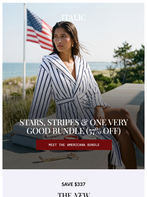 italic newsletter: Stars, Stripes & 57% Off Our NEW Bundle