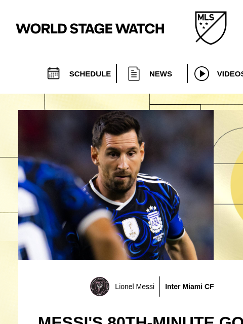 mlssoccer newsletter: Messi and Argentina cap dominant Group Stage run