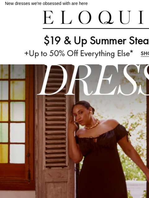 New dresses we're obsessed with are here Logo Daily Deal Dresses Shop dresses New arrivals Mini Dresses Midi Dresses Maxi Dresses Summer steals Sale NEW ARRIVALS BEST SELLERS DRESSES WORKWEAR DAILY