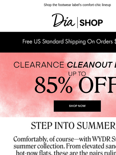 dia newsletter: Just In: The WYDR Summer Collection