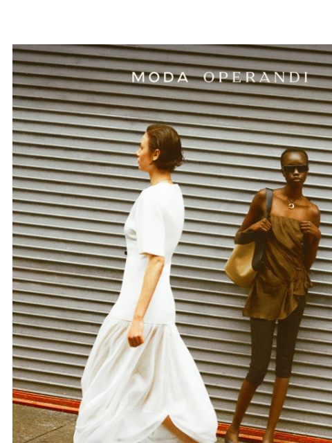 modaoperandi newsletter: Summer In The CITY 🌆