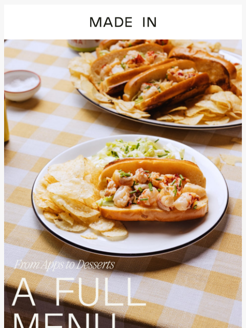 madeincookware newsletter: ☀️ Your Summer Menu, Chef-Approved