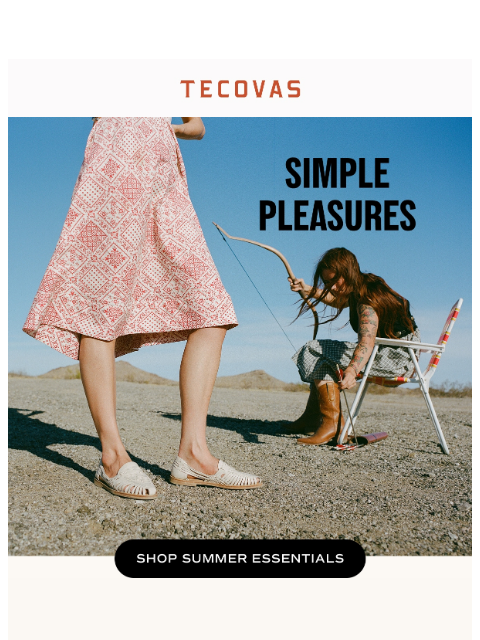 tecovas newsletter: Keep summer simple