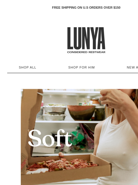 lunya newsletter: SOFT SERVE