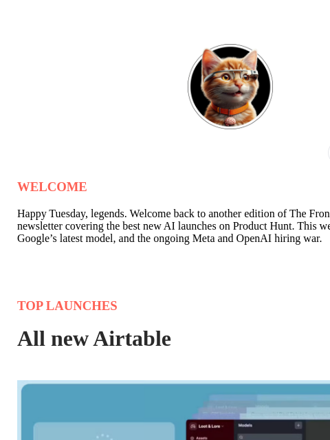 producthunt newsletter: 🧠 Meta v OpenAI