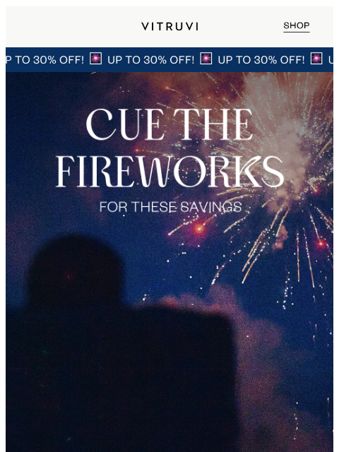 vitruvi newsletter: Stars, Stripes, And Savings! 😮