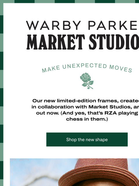 warbyparker newsletter: Warby Parker x Market Studios
