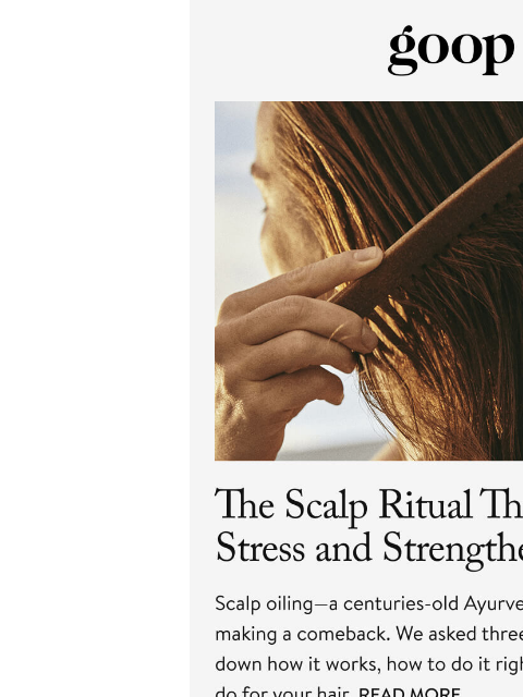 goop newsletter: the Tuesday newsletter