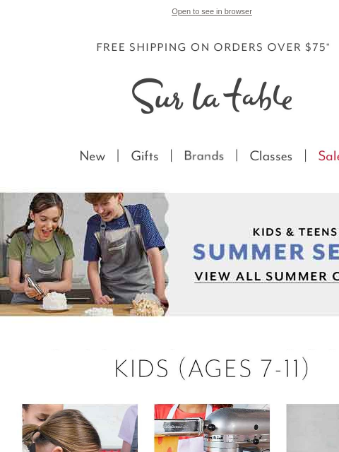 surlatable newsletter: Mini Chefs, Big Flavors! 🍝