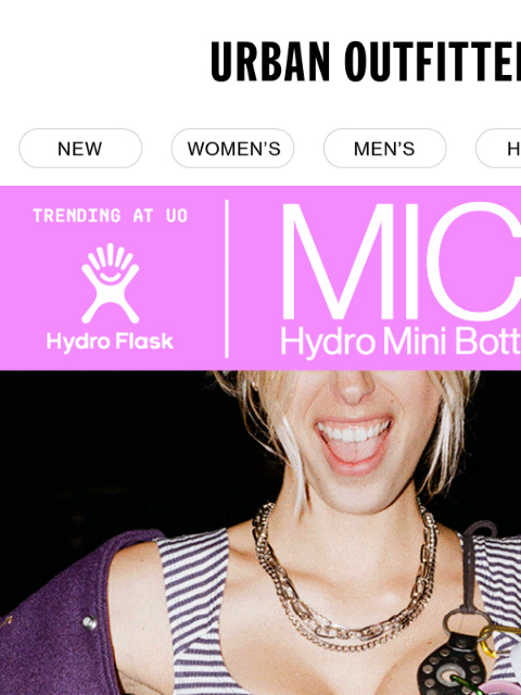 urbanoutfitters newsletter: our new bevvy buddy: the Micro Hydro!
