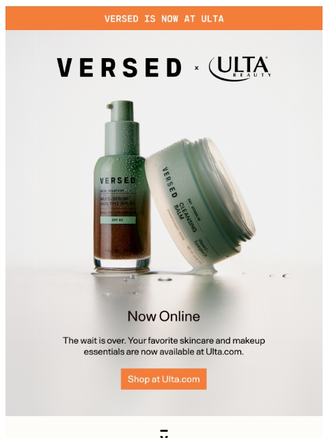versedskin newsletter: The News Is Out