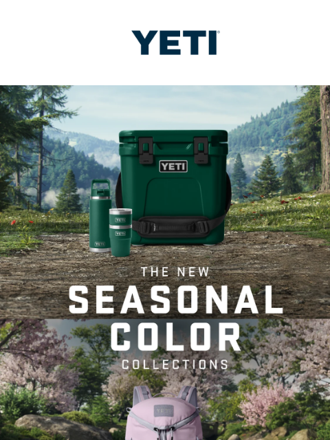 yeti newsletter: New Colors Are Here