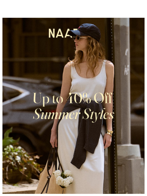 naadam newsletter: Dresses You’ll Love—Now on Sale