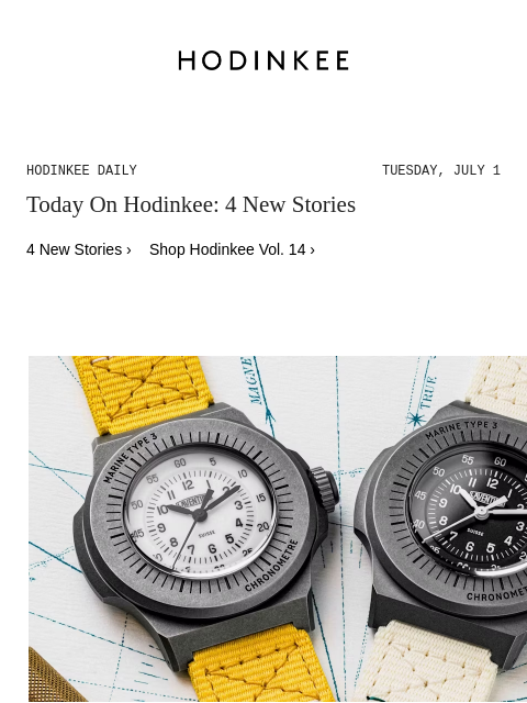 hodinkee newsletter: Hodinkee Daily | 07/01/2025