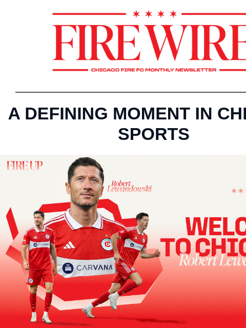 chicagofirefc newsletter: FIRE WIRE | "Hello @chicagofire" - @_rl9