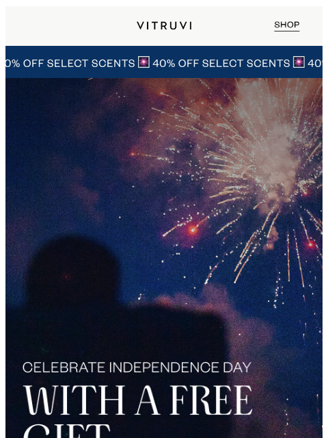 vitruvi newsletter: Independence Day Savings Are HERE 🎆