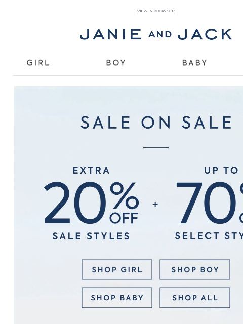 janieandjack newsletter: Black, white & new to sale
