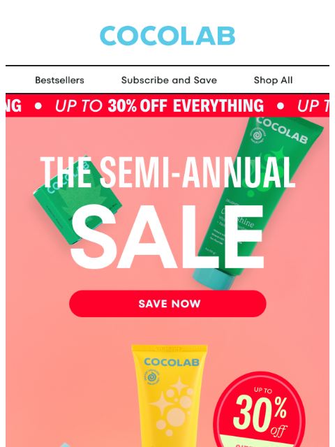 cocolab newsletter: Sale’s still on