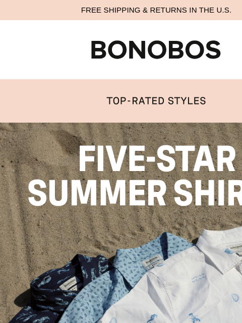 bonobos newsletter: Summer’s Hottest Shirts