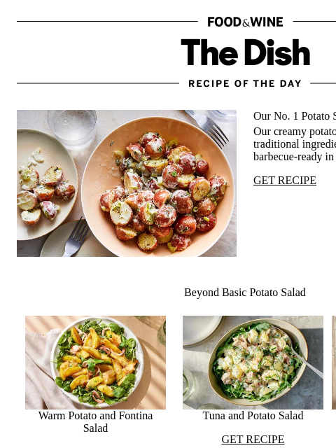 foodandwine newsletter: Our No. 1 Potato Salad Recipe of All Time