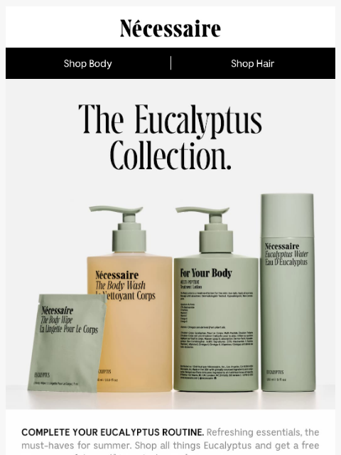 necessaire newsletter: Stock Up For Summer