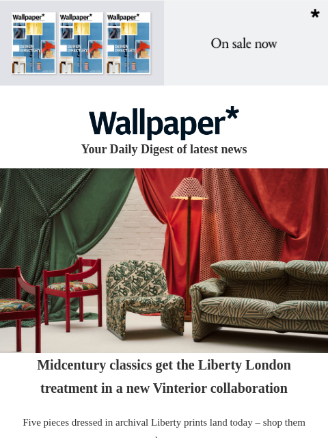 futureplc newsletter: Liberty x Vinterior’s midcentury furniture classic...
